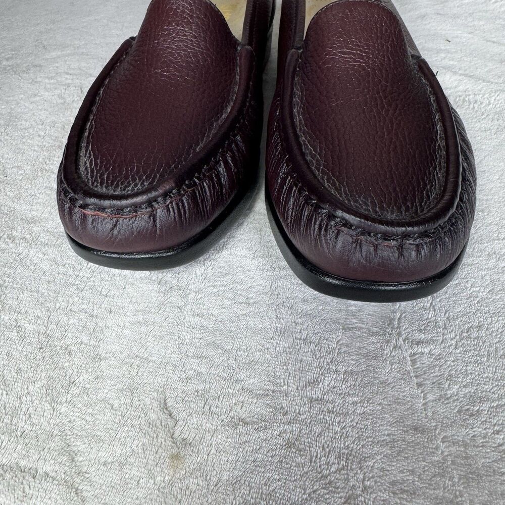 SAS Tripad Comfort Women’s Burgundy Leather Slip-On Loafers New W/O Box 8.5 WW - Picture 9 of 9